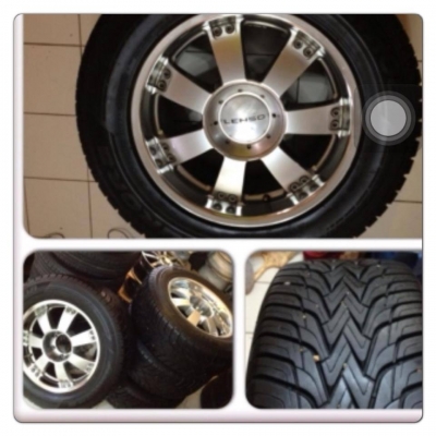 ขายแม็กมือ2Lenso ขอบ 18 6รู139 +ยางปี10 ราคา 17,500บ ถูกๆๆ