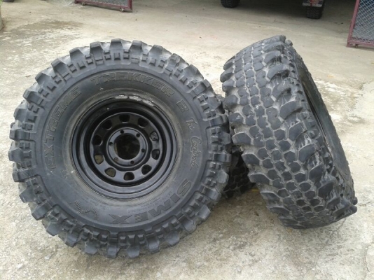 ขายตะขาบSIMEX 35x12.5R15พร้อมล้อลายROCK15x8-35