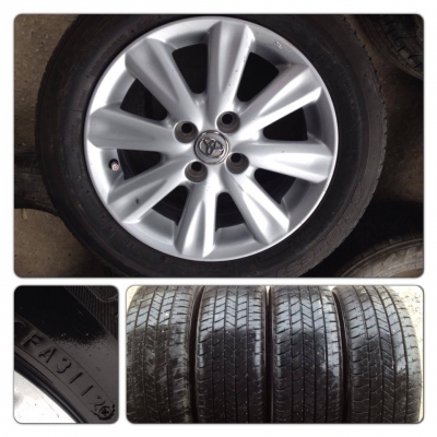 ขายแม็กเดิม15 Toyota New Vios -Yaris + ยางปี12 ราคา 8,700 บ. ถูก