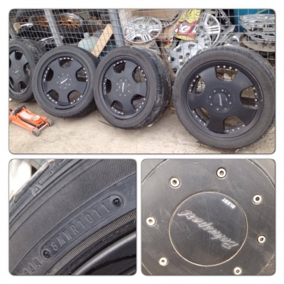 ขายแม็กมือ2ลายVIP BLESTขอบ17 4/5รู114+ ยาง ราคา9,500 บาทถูก