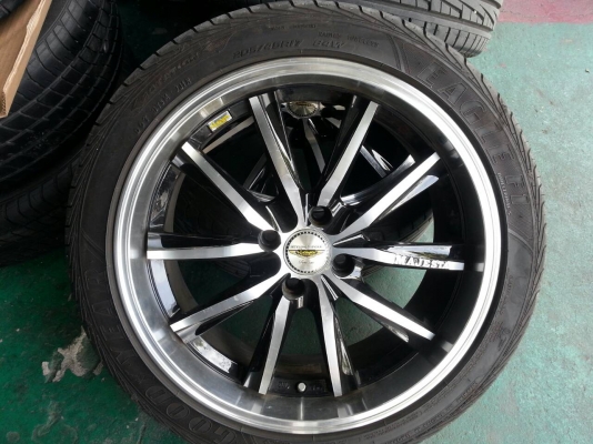 แม็กขอบ 17x7   4รู100  พร้อมยาง 205 45 17  ปี 12