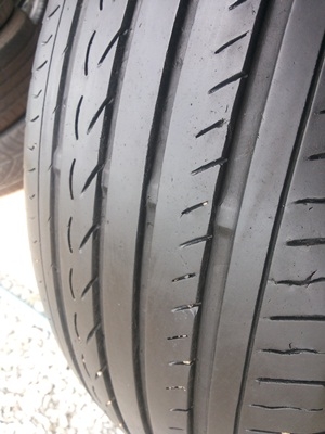 ขายยาง195/65/15 ปี 12/3เส้นปี11/1เส้น YOKOHAMA ADVAN Japan   1 ชุด