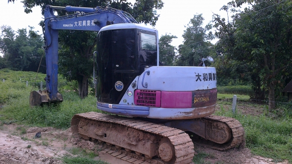 ขายkomatsu 128usไฟฟ้าครบทุกจุดแอร์หนาวพร้อมลายแย๊ก