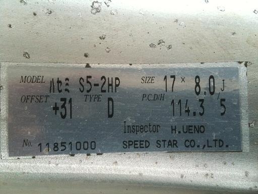 ขาย ล้อ SPEED STAR  4*114.3 ล้อนอกคับ