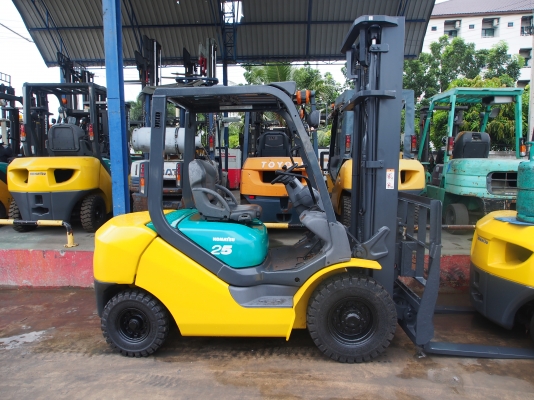 ***ขอบคุณลูกค้าจังหวัดตราดมากนะค่ะ***KOMATSU FD25-16 เครื่องดีเซล 4D94E เสา 4 เมตร มีฮิ้ง