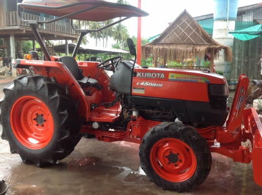 ปัญญาแทรคเตอร์มาแล้ว...จัดมาให้คับ คูโบต้า L4508 DI พร้อมใบมีด พร้อมผาน 6x24 ตราช้าง