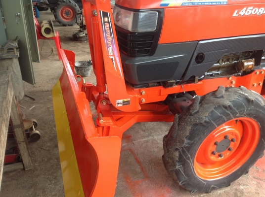 ปัญญาแทรคเตอร์มาแล้ว...จัดมาให้คับ คูโบต้า L4508 DI พร้อมใบมีด พร้อมผาน 6x24 ตราช้าง