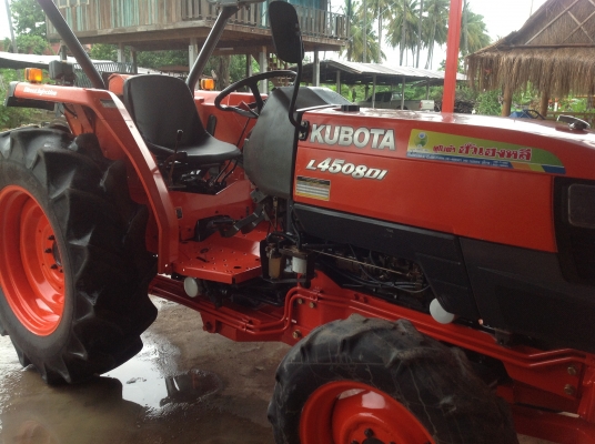 ปัญญาแทรคเตอร์มาแล้ว...จัดมาให้คับ คูโบต้า L4508 DI พร้อมใบมีด พร้อมผาน 6x24 ตราช้าง