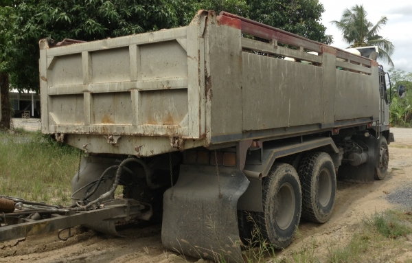 ขายสิบล้อดั้มแม่ลูก MITSUBISHI FN528 TURBOอินเตอร์คลูเลอร์ ติดก๊าซNGV 6 ถัง