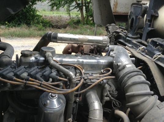 ขายสิบล้อดั้มแม่ลูก MITSUBISHI FN528 TURBOอินเตอร์คลูเลอร์ ติดก๊าซNGV 6 ถัง