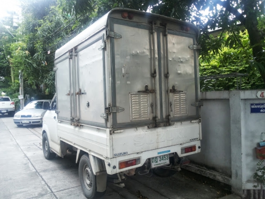 ขายกระบะ ซูซูกิ เครืองเบนชิลจากโรงงานติดแก๊ส lpg มีหลังคาบรรทุกได้มาก