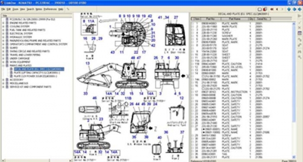 ขาย KOMATSU JAPAN ELECTRONIC PARTS CATALOG 2013