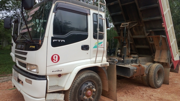 6ล้อดั้มFTR33F2 4 ยูโร2ยาง900-20ดอกเต็ม ใช้มือเดียว  รถปลายปี*48สวย เดิมๆ