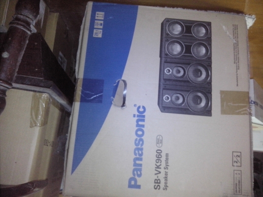 ขายลำโพงpanasonic sb-vk960 ของใหม่ยังไม่แกะกล่อง ลดราคา