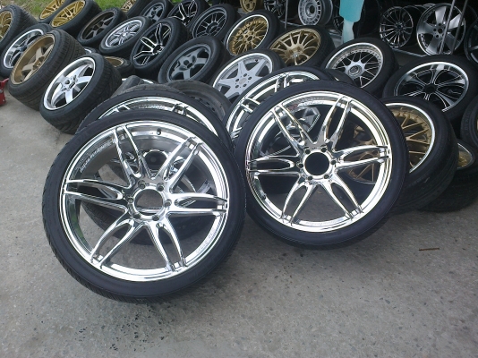 ขายล้อใหม่ขอบ22 พร้อมยางชุดละ45000 0806260417 เล็กครับ