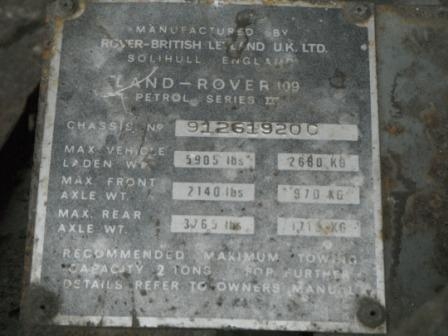 ขายรถยนต์Land Rover Sr.3 ตามสภาพ ขายรถยนต์Land Rover Sr.3 ตามสภาพ