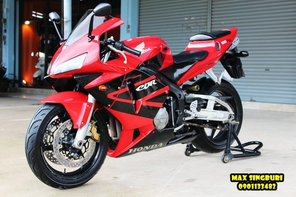 แม็กสิงห์บุรี//((โครตถูก))CBR600RR  ปี2004  สภาพดี ทะเบียนพร้อมโอน ราคา ประหยัด 139000 ด่วน