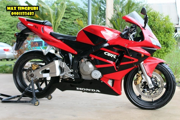แม็กสิงห์บุรี//((โครตถูก))CBR600RR  ปี2004  สภาพดี ทะเบียนพร้อมโอน ราคา ประหยัด 139000 ด่วน
