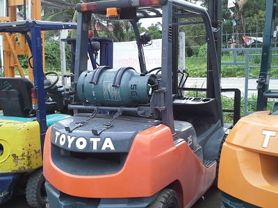 TOYOTA 8FG25 ขนาด2.5ตัน เบนซิล4Y เสา4ม. ออร์โต้