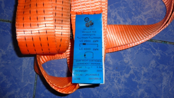 สายรัด มือโยก 2 นิ้ว ยาว 6 เมตร