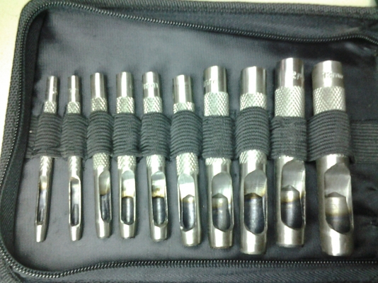 เหล็กตอกรู หรือตุดตู่ (hollow punch set)สำหรับเจาะรูปะเก็น ยาง พลาสติก ครบชุด เหล็กตอกรู หรือตุดตู่ (hollow punch set)สำหรับเจาะรูปะเก็น ยาง พลาสติก ครบชุด