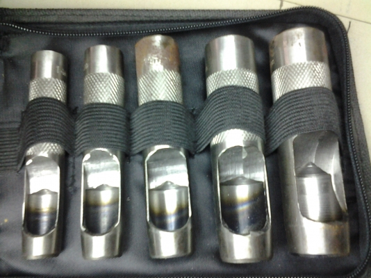 เหล็กตอกรู หรือตุดตู่ (hollow punch set)สำหรับเจาะรูปะเก็น ยาง พลาสติก ครบชุด เหล็กตอกรู หรือตุดตู่ (hollow punch set)สำหรับเจาะรูปะเก็น ยาง พลาสติก ครบชุด