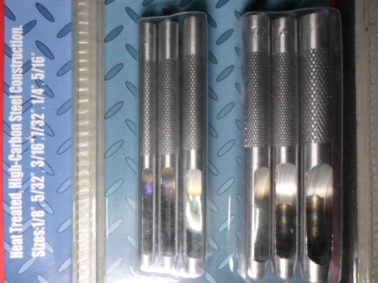 เหล็กตอกรู หรือตุดตู่ (hollow punch set)สำหรับเจาะรูปะเก็น ยาง พลาสติก ครบชุด