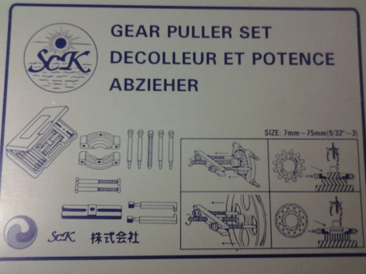 ชุดเครื่องมือดูด เฟือง เกียร์ แบริ่ง sck   japan  จ่ายปลายทางได้แล้วครับ
