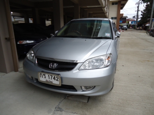 ขาย HONDA CIVIC DIMENSION ปี 48 เป็นรถมือเดียว เองครับ ตามเล่มทะเบียน เกียร์ออโต้ ติดแก๊สหัวฉีดลงเล่มเรียบร้อยครับ รถเช็คระยะเข้าศูนย์ HONDA ตลอดมา อะไรไม่ดีเปลี่ยนใหม่หมดครับ ตามอายุ ก้อเปลี่ยนหมด พร้อมประกันภัยชั้น 1  เครื่องแน่นๆ เดิมๆ ใช้น้อยมากกับ