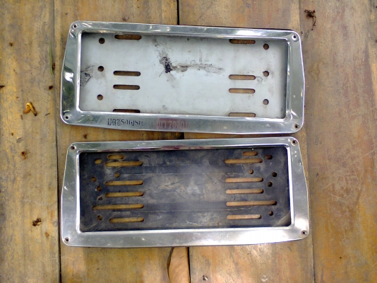 กรอบป้ายทะเบียน แสตนเลส