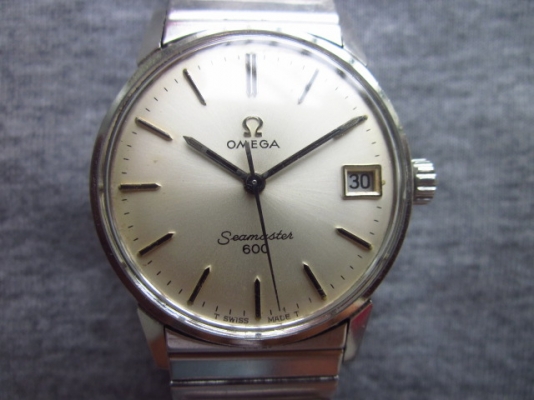 +++++ OMEGA Seamaster ไขลานหน้าแท้สายเดิม +++++