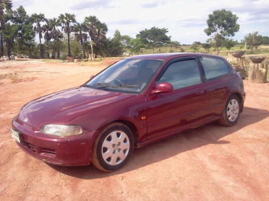 ขาย Honda civic 3D ปี94 เครื่องเดิม เอกสารครบ มาขับกลับได้เลยคับ