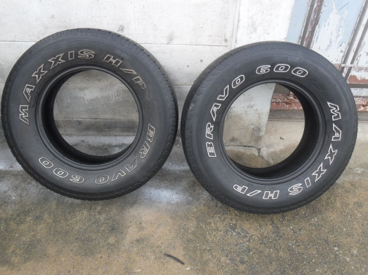 ยาง MAXXIS 225/70R15 ปี10 สวยๆ 1 คู่ ราคา 1200 บาท
