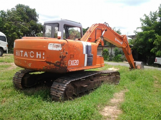HITACHI EX120-2 เก่านอกไม่เคยใช้งานในไทย ไฟฟ้าเต็มบูมอาร์มพิเศษ เก็บรั่วซีมเรียบร้อย(พร้อมทำเล่มทะเบียนเรียบรัอย) 950,000