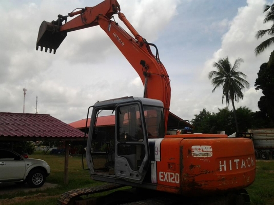 HITACHI EX120-2 เก่านอกไม่เคยใช้งานในไทย ไฟฟ้าเต็มบูมอาร์มพิเศษ เก็บรั่วซีมเรียบร้อย(พร้อมทำเล่มทะเบียนเรียบรัอย) 950,000