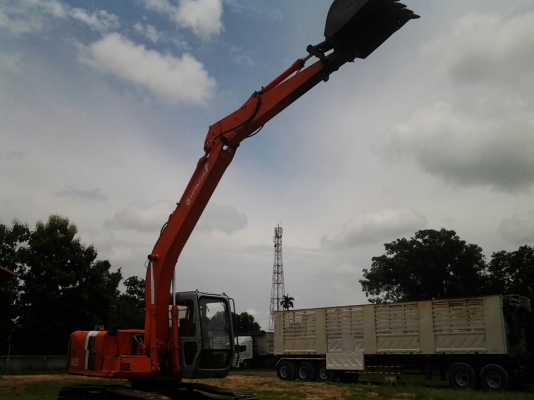 HITACHI EX120-2 เก่านอกไม่เคยใช้งานในไทย ไฟฟ้าเต็มบูมอาร์มพิเศษ เก็บรั่วซีมเรียบร้อย(พร้อมทำเล่มทะเบียนเรียบรัอย) 950,000