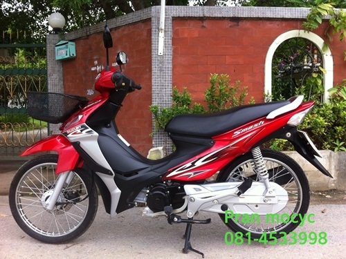 ขายsuzuki  smash สีเเดง ปี2555