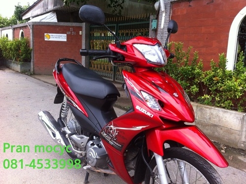ขาย suzuki shogun สีเเดงปี2555