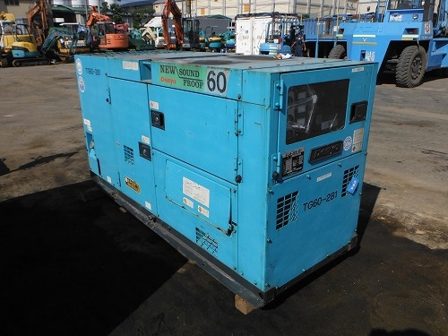 ขายเครื่องปั่นไฟมือสองจากญี่ปุ่น DENYO DCA-60SPI สภาพสวย ขายถูกครับ