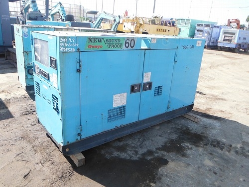 ขายเครื่องปั่นไฟมือสองจากญี่ปุ่น DENYO DCA-60SPI สภาพสวย ขายถูกครับ