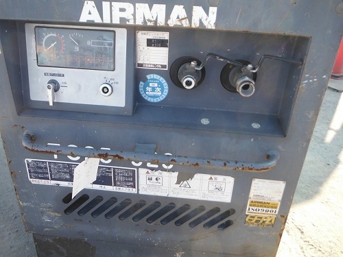 ปั้มลมมือสองจากญี่ปุ่น AIRMAN PDS90S-SN: 5A13600 ตู้รุ่นใหม่ สภาพดี ขายถูกครับ