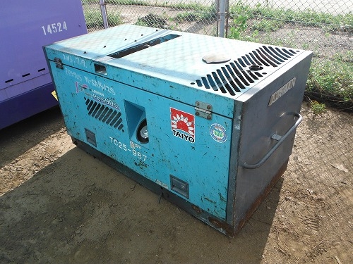 ขายปั้มลมมืองสองนำเข้าจากญี่ปุ่น AIRMAN PDS90S-SN: 5A14128 ตู้รุ่นใหม่ สภาพดีขายถูกครับ