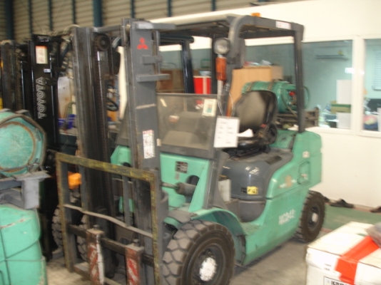 ขายฟอร์คลิฟต์ Mitsubishi FGE20T ปี 2004 ติดแก้สแล้ว สภาพดี ขายถูกมาก