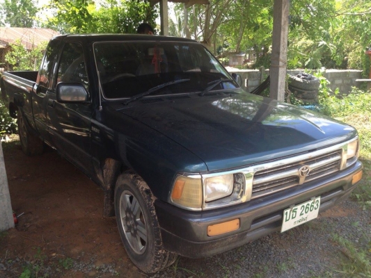 ขาย กระบะแค็ปสภาพเดิมบางTOYOTA HILUX MIGHTY-X 2.5 X-TRA CAB โปร่งหลังแท้ ปี39/96 เครื่องเดิมเกียร์เดิม แน่น ไม่หลวม หน้า-หลังเดิมไม่เคยชนหนักช่วงล่างแน่นคัสซีสวยไม่ผุไม่ดาม พื้นปูกระบะ หัวเก๋งเดิมไม่ผุภายในสวยคอนโซลครบแอร์ พ.พาวเวอร์ ยางดี4เส้น พร้อมใช้ พ