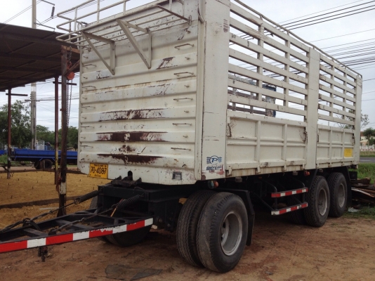 ***ขายแล้วครับขอบคุณ Truck2hand ขาย ลูกพ่วง3คาน ไม่ดั๊ม กระบะเหล็กคอกเกษตร สามมิตรมอร์เตอร์ ปี51 ยาว7.30 ม. สภาพสวย คัสซีสวยไม่ผุไม่บวม คอกดีไม่แตกไม่หัก ยางดีสวย7เส้น ดี3เส้น พร้อมใช้ พร้อมลุยงาน  เอกสาร ครบพร้อม ราคาต่อรองได้ครับ