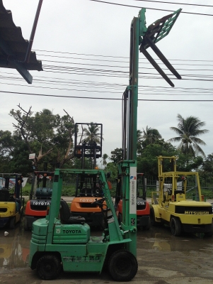 TOYOTA 5FG15 เสา 5 เมตร ฮิ้งฟอล์ค รถเก่าญี่ปุ่น TOYOTA 5FG15 เสา 5 เมตร ฮิ้งฟอล์ค รถเก่าญี่ปุ่น