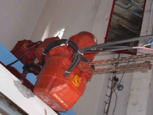 ขายรอกไฟฟ้า 1 ตัน พร้อมมอเตอร์เดินบน