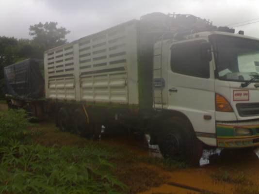 ขาย HINO MECA 260 แม่ลูกไม่ดั๊ม กะบะเหล็กคอกเกษตร 2เพลา