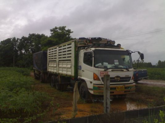 ขาย HINO MECA 260 แม่ลูกไม่ดั๊ม กะบะเหล็กคอกเกษตร 2เพลา