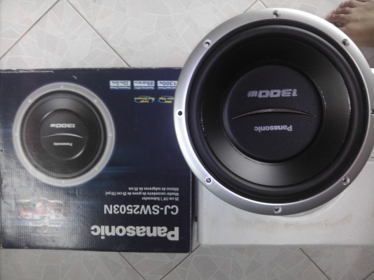 ขายลำโพงซับพานาโซนิคcj-sw2503n 10นิ้ว ของใหม่1ตัว